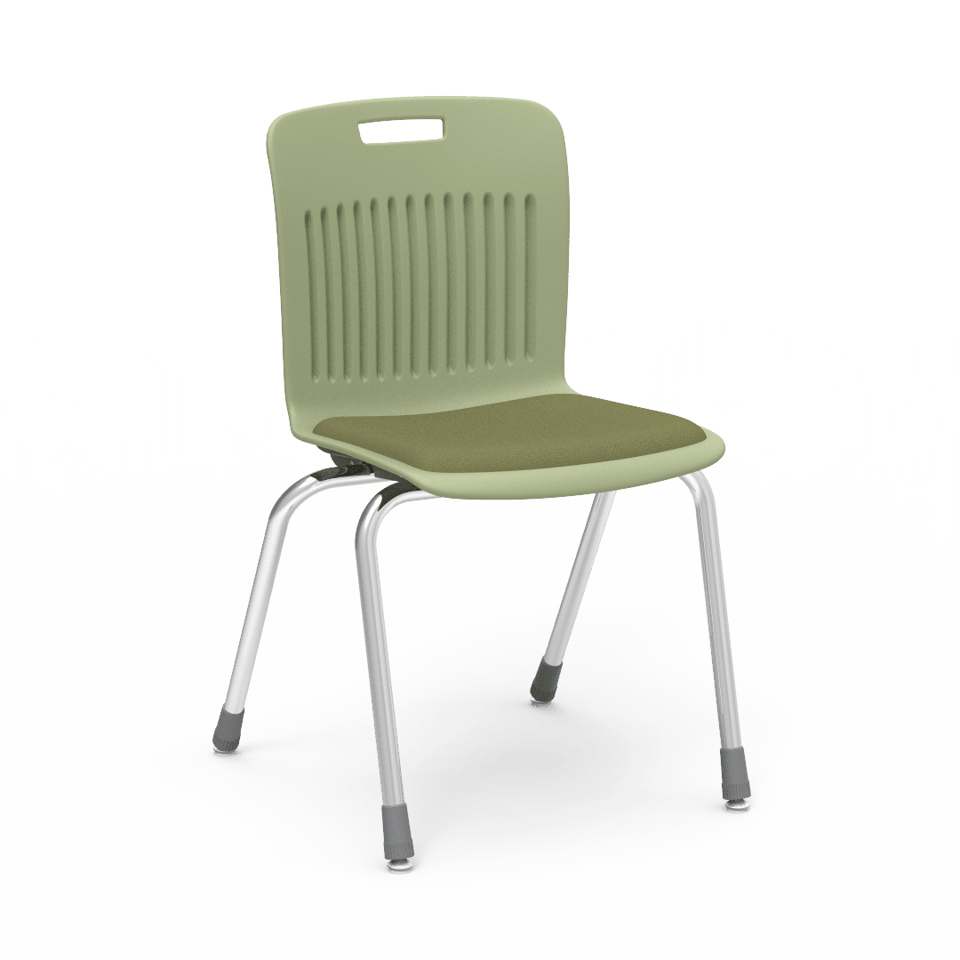 Virco Analogy Series Extra - Large Stack Chair with Padded Seat - 18.5" Seat Height (AN18ELP) - SchoolOutlet