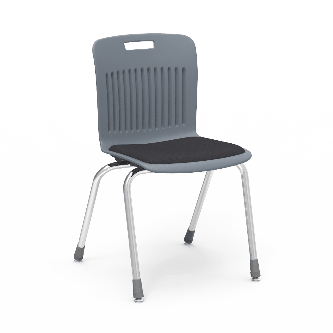 Virco Analogy Series Extra - Large Stack Chair with Padded Seat - 18.5" Seat Height (AN18ELP) - SchoolOutlet