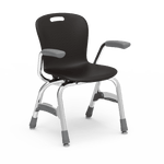 Virco Sage Series 4-Leg Stacking Armchair with Armrests 13