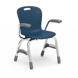 Virco Sage Series 4-Leg Stacking Armchair with Armrests 13" Seat Height (SG413A)