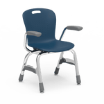 Virco Sage Series 4-Leg Stacking Armchair with Armrests 13