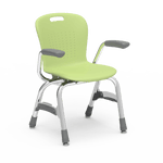 Virco Sage Series 4-Leg Stacking Armchair with Armrests 13