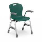 Virco Sage Series 4-Leg Stacking Armchair with Armrests 13