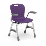 Virco Sage Series 4-Leg Stacking Armchair with Armrests 13