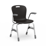 Virco Sage Series 4-Leg Stacking Armchair with Armrests 15