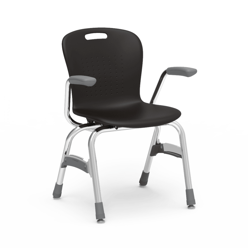 Virco Sage Series 4-Leg Stacking Armchair with Armrests 15" Seat Height (SG415A) - SchoolOutlet