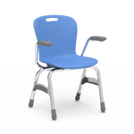 Virco Sage Series 4-Leg Stacking Armchair with Armrests 15