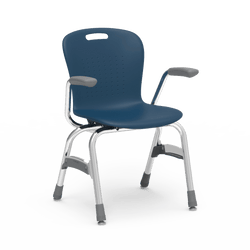 Virco Sage Series 4-Leg Stacking Armchair with Armrests 15" Seat Height (SG415A)