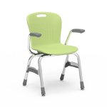 Virco Sage Series 4-Leg Stacking Armchair with Armrests 15