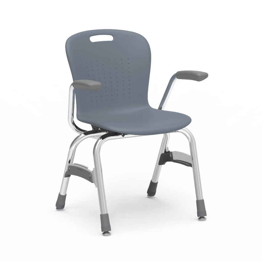 Virco Sage Series 4-Leg Stacking Armchair with Armrests 15" Seat Height (SG415A) - SchoolOutlet