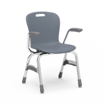 Virco Sage Series 4-Leg Stacking Armchair with Armrests 15