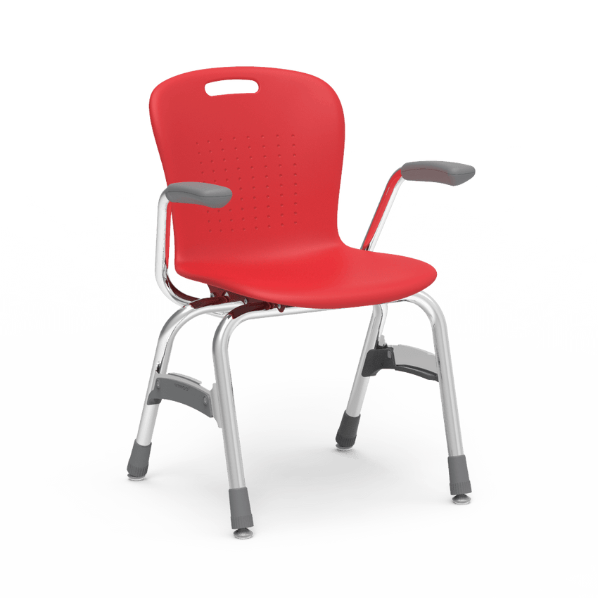 Virco Sage Series 4-Leg Stacking Armchair with Armrests 15" Seat Height (SG415A) - SchoolOutlet