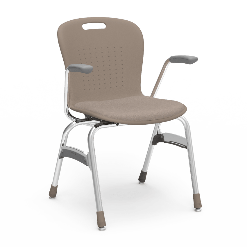 Virco Sage Series Padded Stack Chair with Armrests 18" Seat Height (SG418AP) - SchoolOutlet