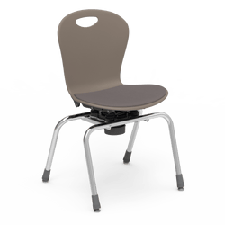 Virco ZC2M18LP - ZUMA Series Choose to Move 4-Leg Chair with low-profile seat pad - 18" Height (Virco ZC2M18LP)