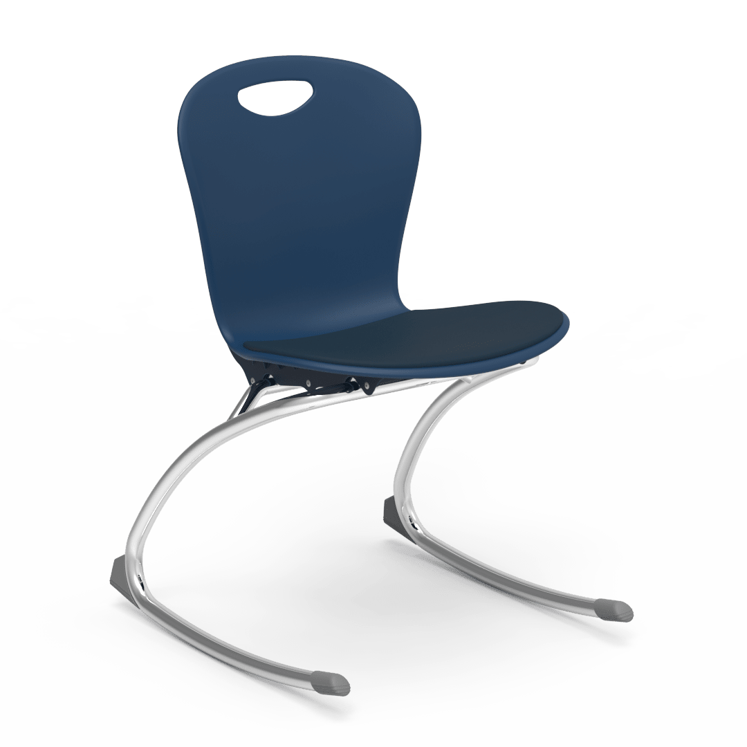 Virco ZROCK18LP - Rocking Chair Zuma Series 18" Rocker with low-profile seat pad - SchoolOutlet