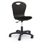 Virco ZTASK18LP - Zuma Series Mobile Task Chair with low-profile seat pad & Wheels (Virco ZTASK18LP) - SchoolOutlet