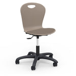 Virco ZTASK18LP - Zuma Series Mobile Task Chair with low-profile seat pad & Wheels (Virco ZTASK18LP) - SchoolOutlet