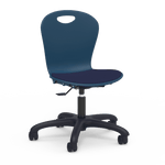 Virco ZTASK18LP - Zuma Series Mobile Task Chair with low - profile seat pad & Wheels (Virco ZTASK18LP) - SchoolOutlet