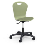 Virco ZTASK18LP - Zuma Series Mobile Task Chair with low-profile seat pad & Wheels (Virco ZTASK18LP) - SchoolOutlet
