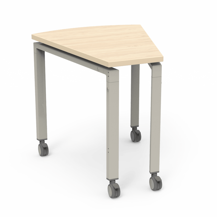 Virco Topaz Series Teacher Accessory Table 27.625"W x 31.5"D (DESK-TZWEDGE) - SchoolOutlet