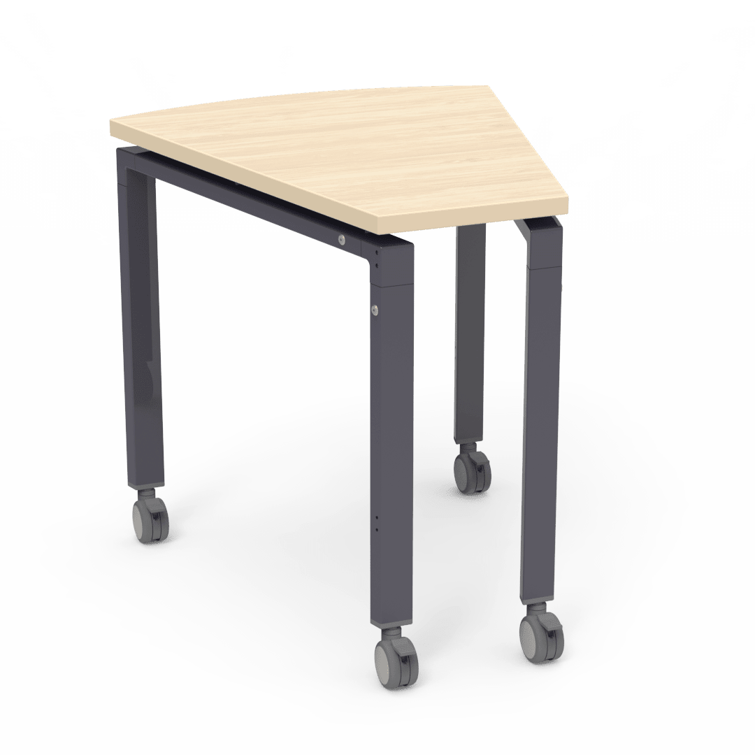 Virco Topaz Series Teacher Accessory Table 27.625"W x 31.5"D (DESK-TZWEDGE) - SchoolOutlet