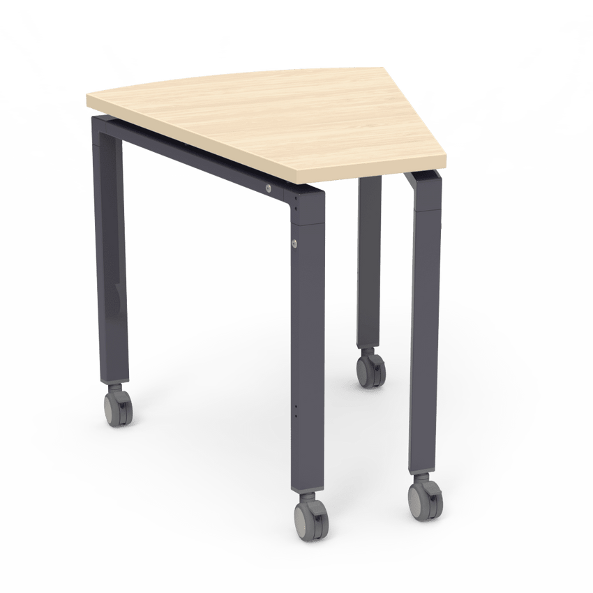 Virco Topaz Series Teacher Accessory Table 27.625"W x 31.5"D (DESK-TZWEDGE) - SchoolOutlet