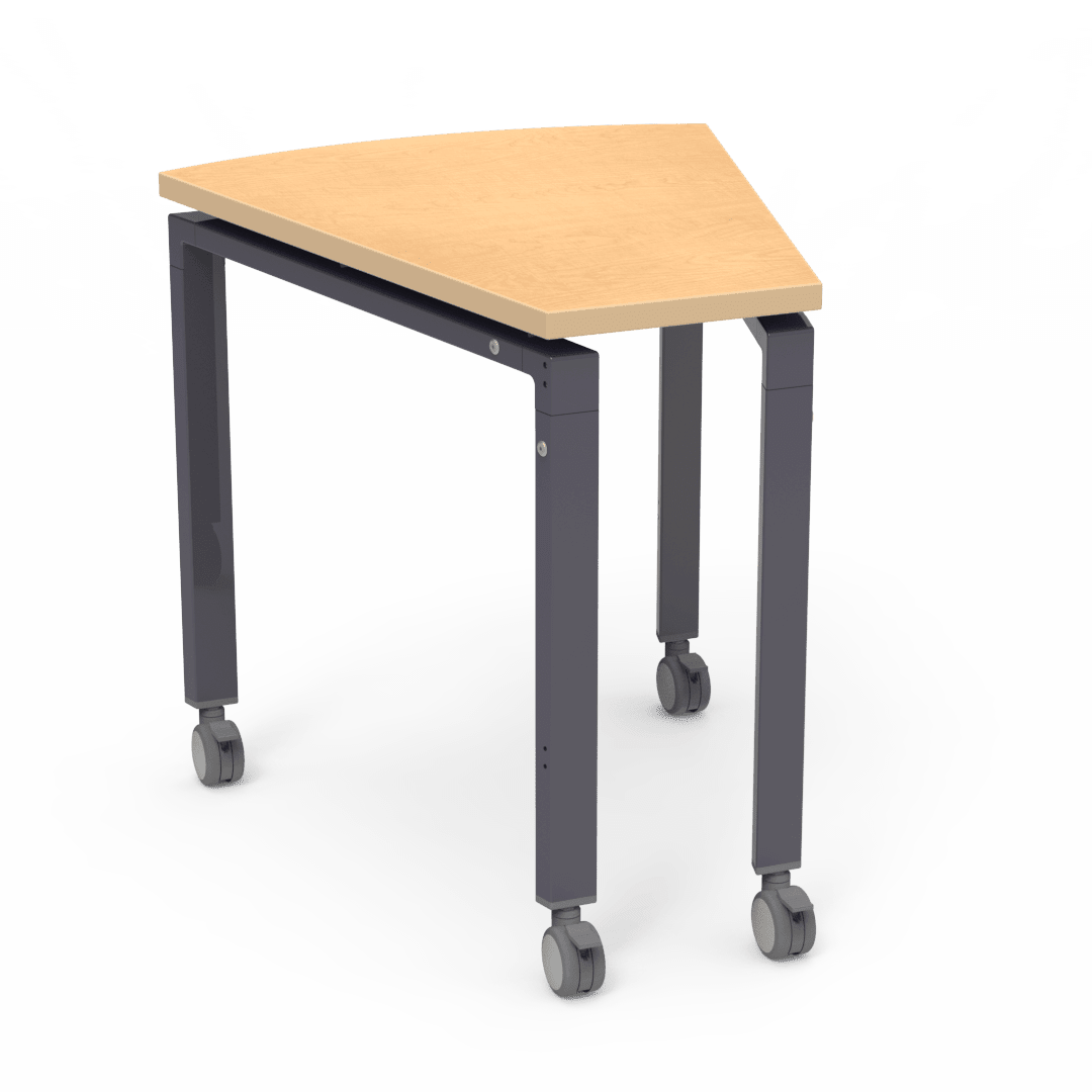 Virco Topaz Series Teacher Accessory Table 27.625"W x 31.5"D (DESK-TZWEDGE) - SchoolOutlet