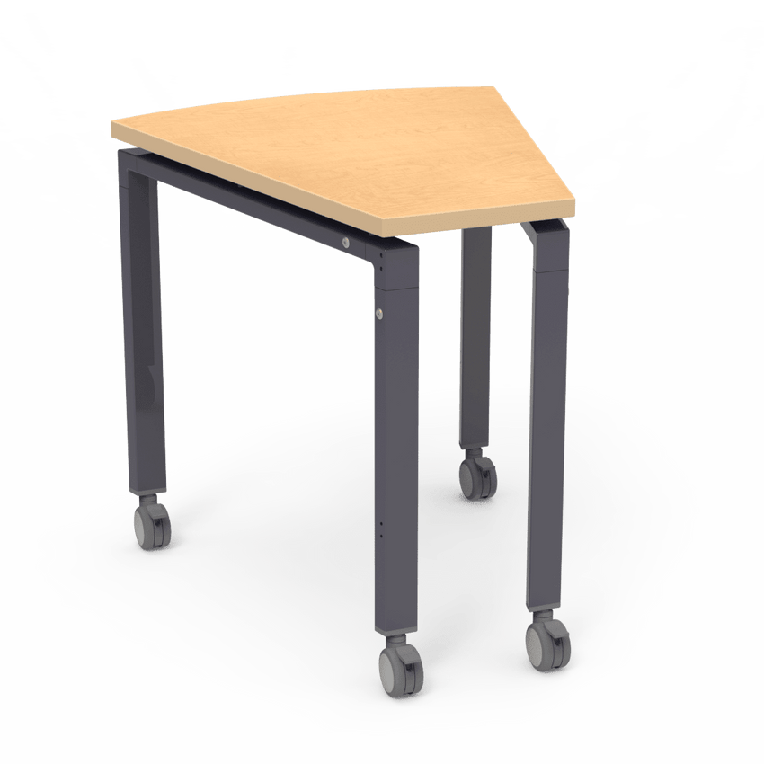 Virco Topaz Series Teacher Accessory Table 27.625"W x 31.5"D (DESK-TZWEDGE) - SchoolOutlet