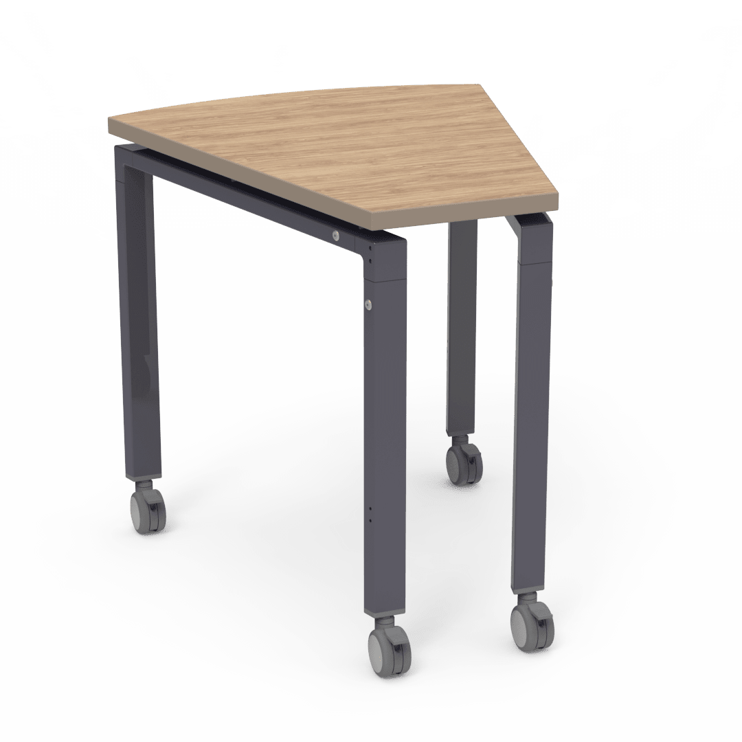 Virco Topaz Series Teacher Accessory Table 27.625"W x 31.5"D (DESK-TZWEDGE) - SchoolOutlet