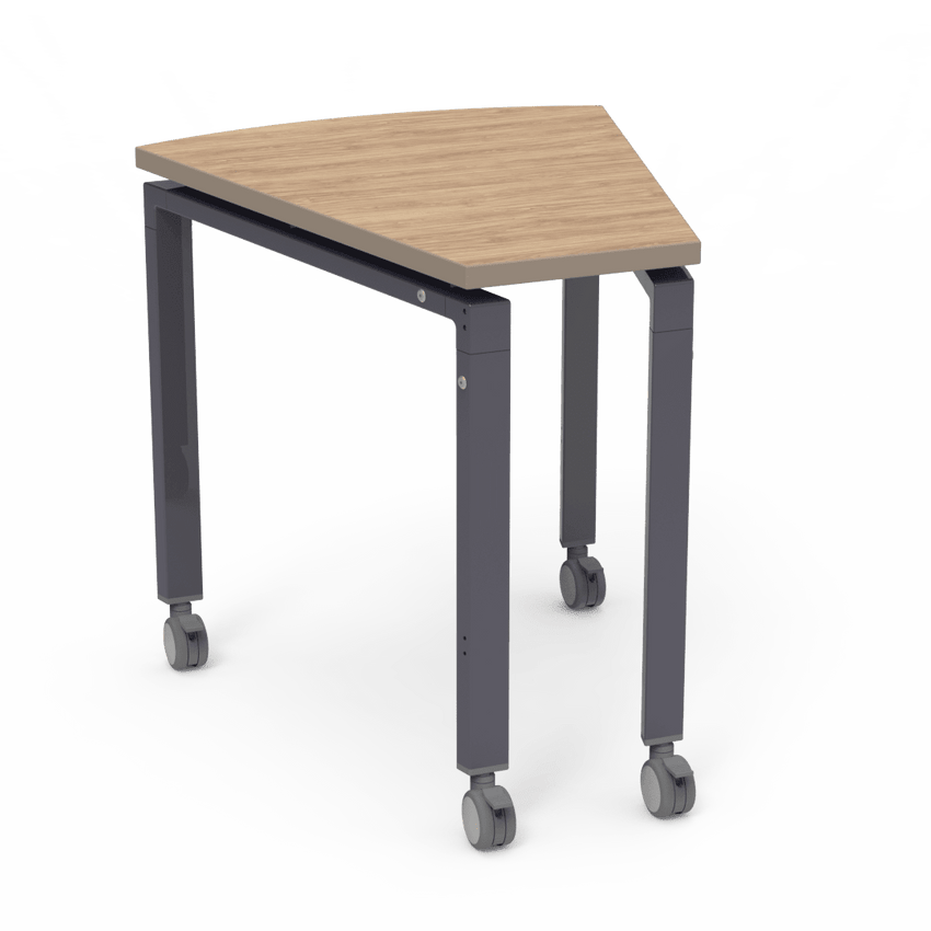 Virco Topaz Series Teacher Accessory Table 27.625"W x 31.5"D (DESK-TZWEDGE) - SchoolOutlet
