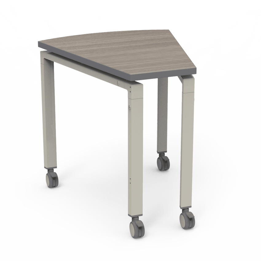 Virco Topaz Series Teacher Accessory Table 27.625"W x 31.5"D (DESK-TZWEDGE) - SchoolOutlet