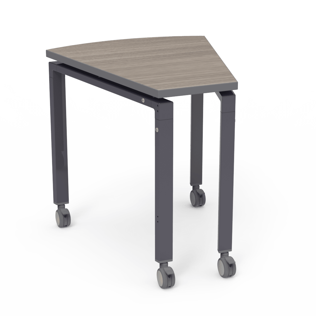 Virco Topaz Series Teacher Accessory Table 27.625"W x 31.5"D (DESK-TZWEDGE) - SchoolOutlet