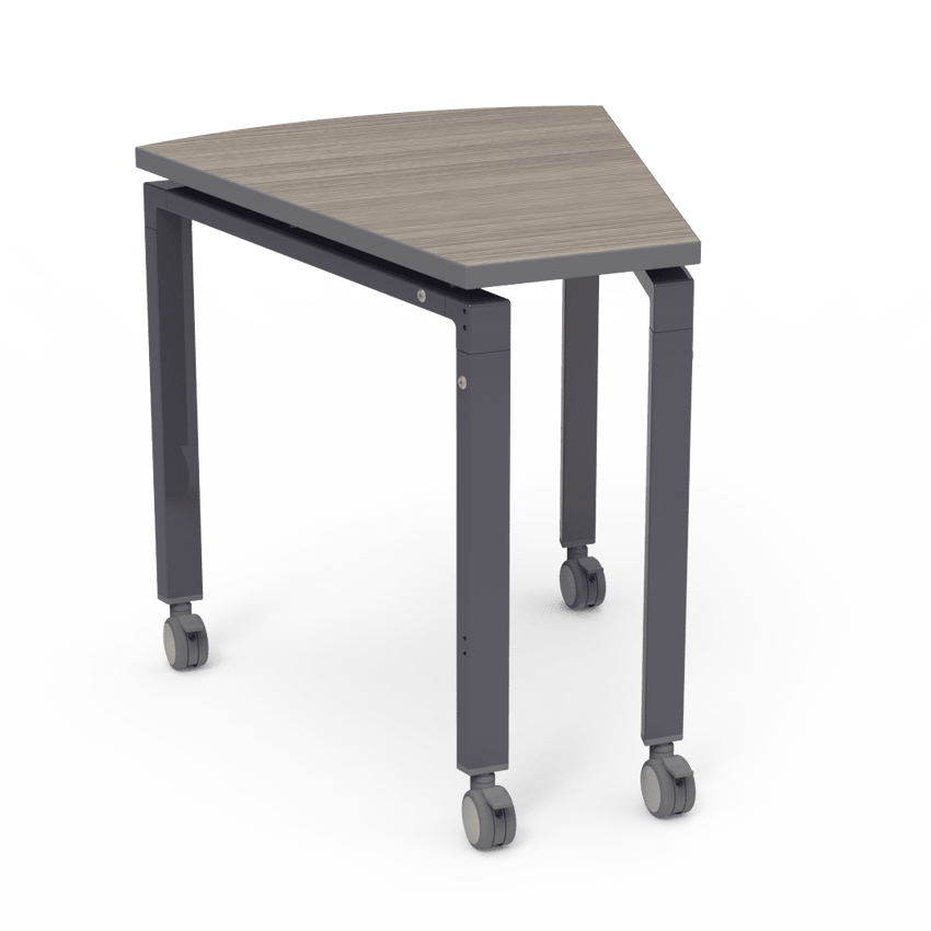 Virco Topaz Series Teacher Accessory Table 27.625"W x 31.5"D (DESK-TZWEDGE) - SchoolOutlet
