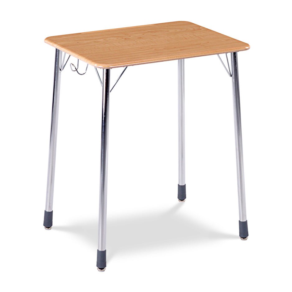Virco Z202630BHM - ZUMA Series Student Desk, Hard Plastic 20" x 26 - 1/8" Top, 30"H with wire backpack hanger - SchoolOutlet