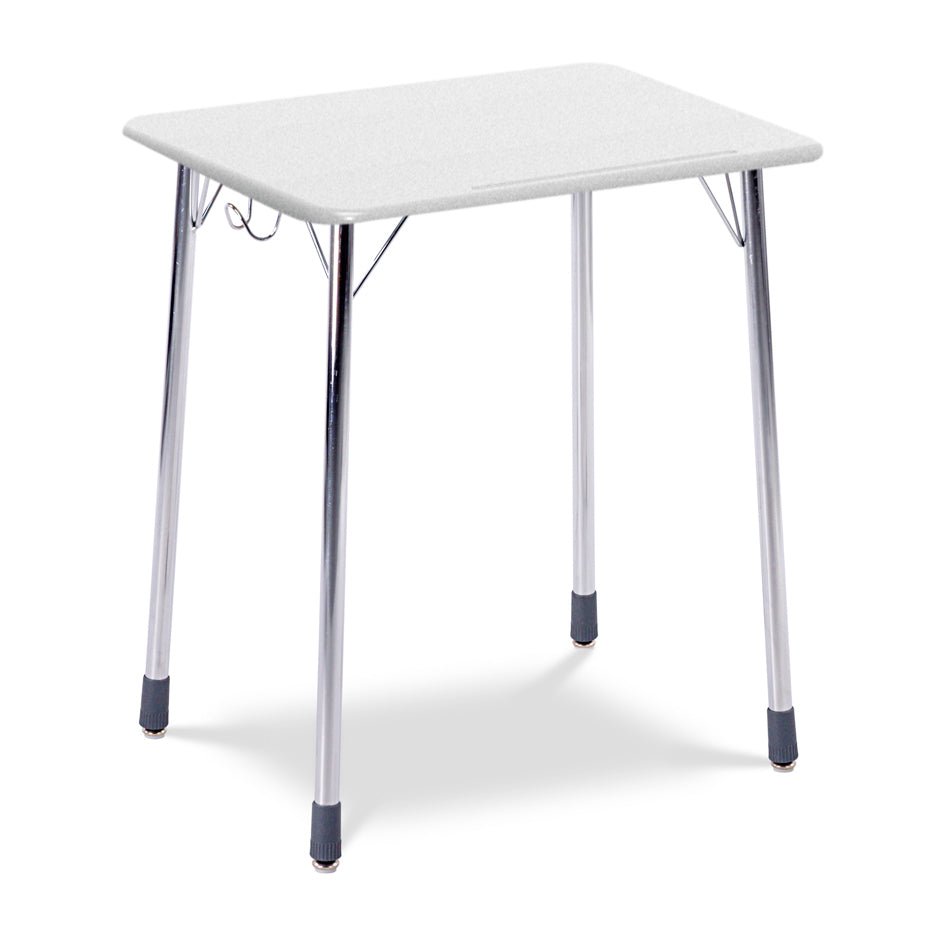 Virco Z202630BHM - ZUMA Series Student Desk, Hard Plastic 20" x 26 - 1/8" Top, 30"H with wire backpack hanger - SchoolOutlet