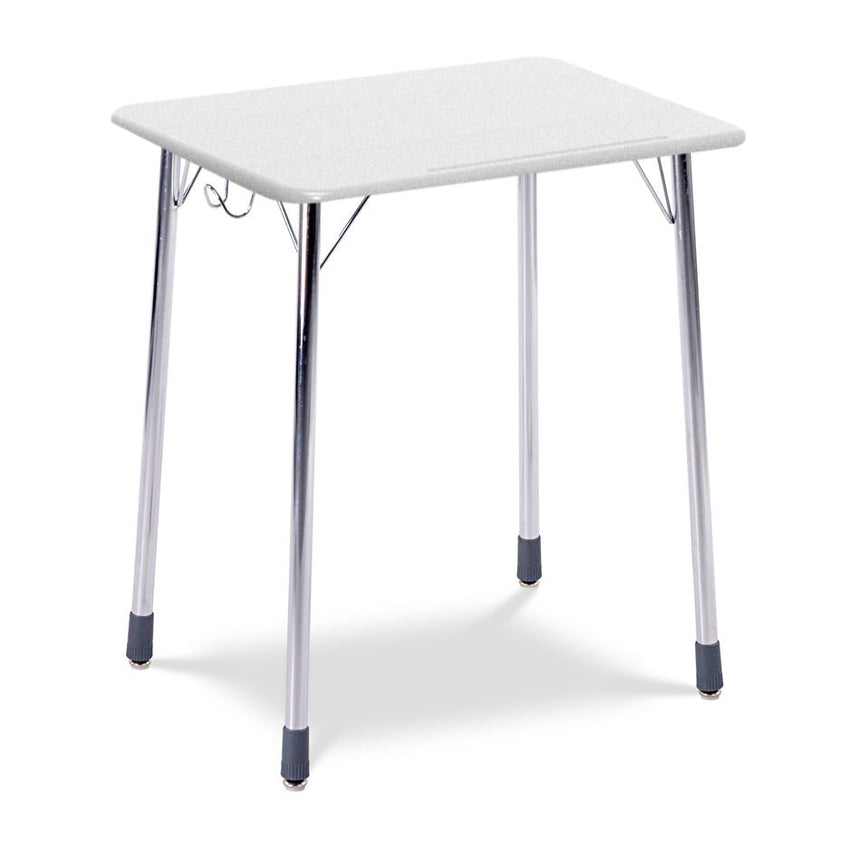 Virco Z202630BHM - ZUMA Series Student Desk, Hard Plastic 20" x 26 - 1/8" Top, 30"H with wire backpack hanger - SchoolOutlet