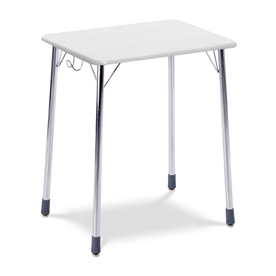 Virco Z202630BHM - ZUMA Series Student Desk, Hard Plastic 20" x 26 - 1/8" Top, 30"H with wire backpack hanger - SchoolOutlet