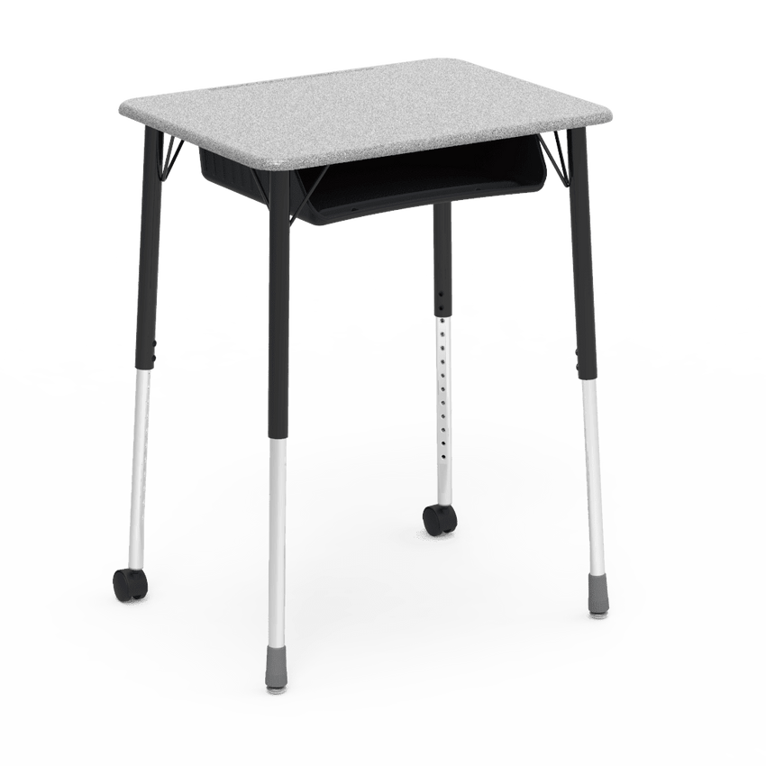 Virco ZUMA Series Student Desk with Book Box Adj Height 26"W x 20"D x 22"-34"H (DESK-ZADJ2026BOXMC2) - SchoolOutlet
