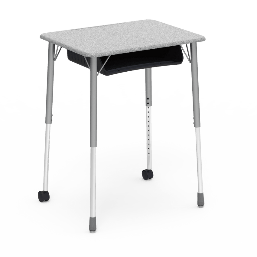 Virco ZUMA Series Student Desk with Book Box Adj Height 26"W x 20"D x 22"-34"H (DESK-ZADJ2026BOXMC2) - SchoolOutlet