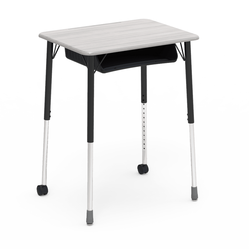 Virco ZUMA Series Student Desk with Book Box Adj Height 26"W x 20"D x 22"-34"H (DESK-ZADJ2026BOXMC2) - SchoolOutlet