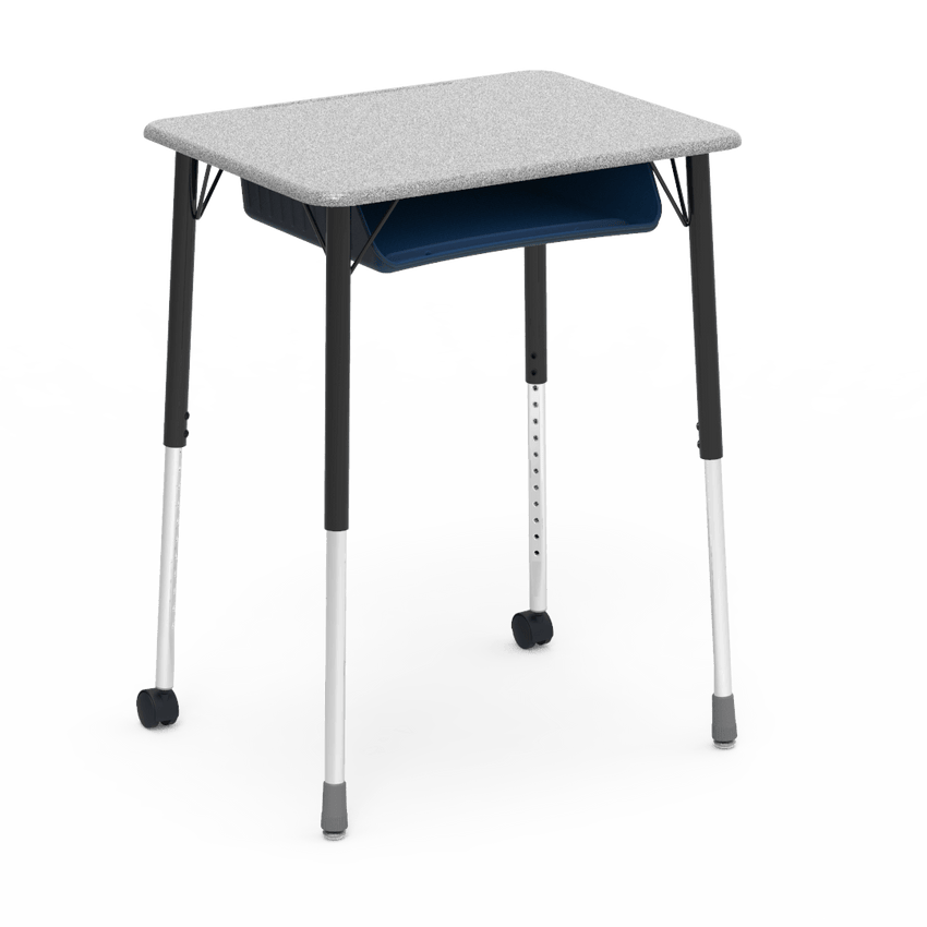 Virco ZUMA Series Student Desk with Book Box Adj Height 26"W x 20"D x 22"-34"H (DESK-ZADJ2026BOXMC2) - SchoolOutlet