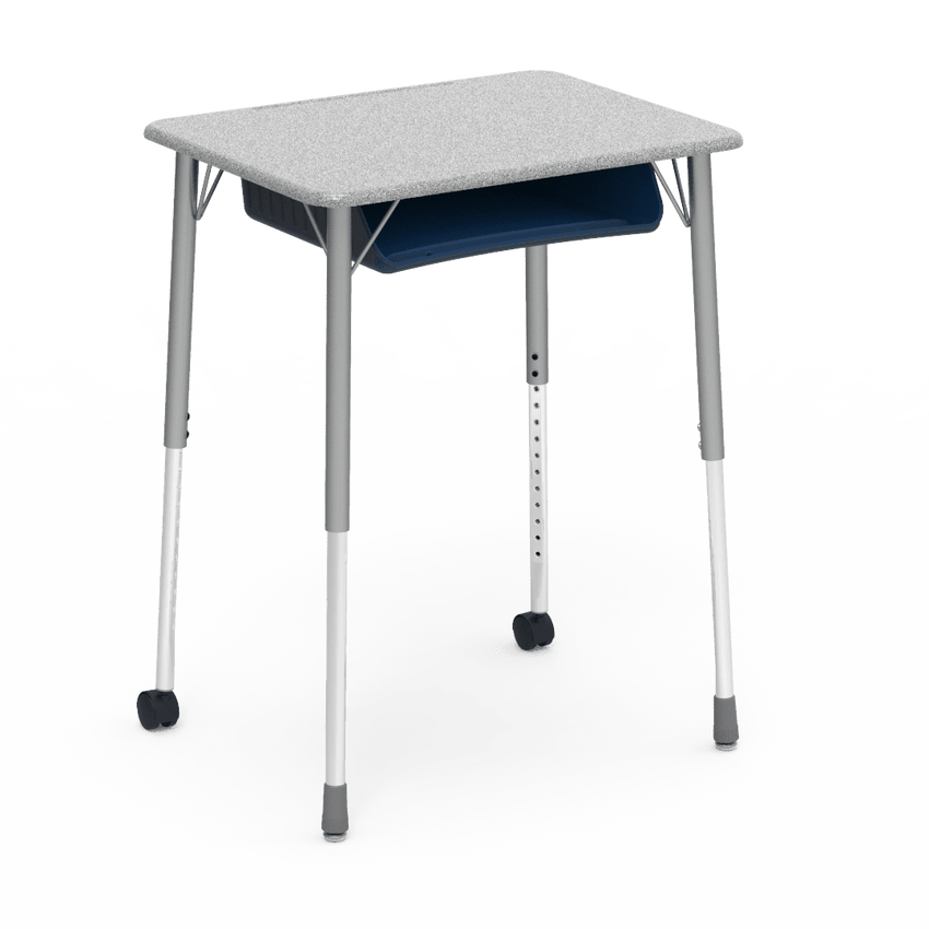 Virco ZUMA Series Student Desk with Book Box Adj Height 26"W x 20"D x 22"-34"H (DESK-ZADJ2026BOXMC2) - SchoolOutlet