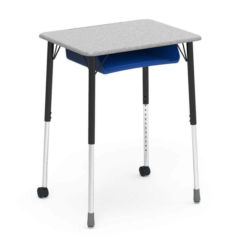 Virco ZUMA Series Student Desk with Book Box Adj Height 26"W x 20"D x 22"-34"H (DESK-ZADJ2026BOXMC2) - SchoolOutlet