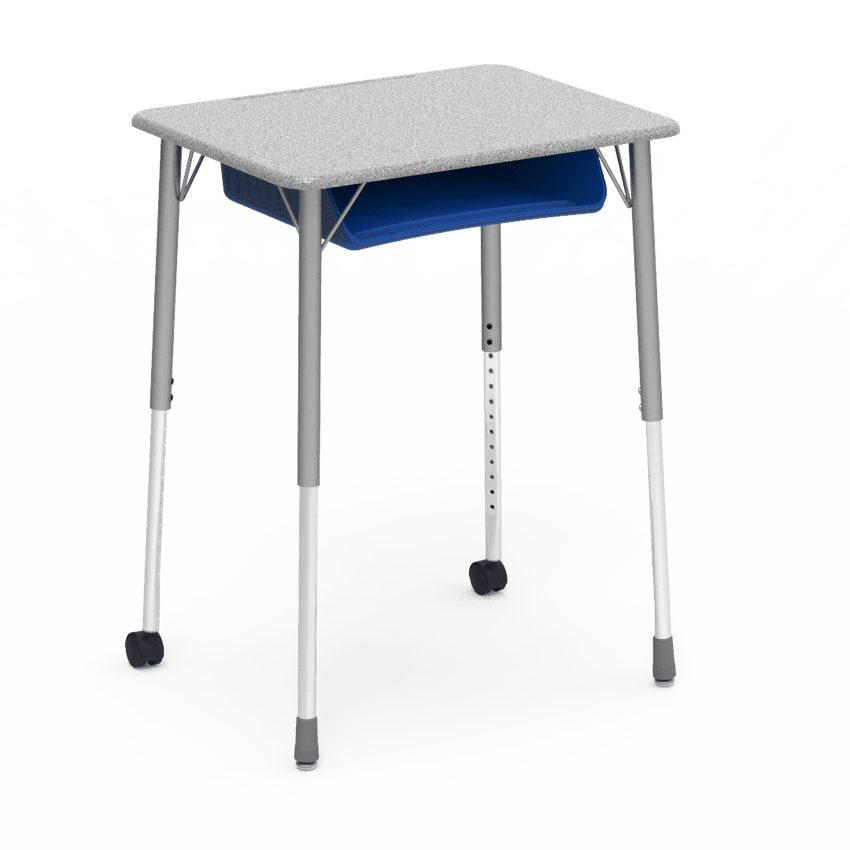 Virco ZUMA Series Student Desk with Book Box Adj Height 26"W x 20"D x 22"-34"H (DESK-ZADJ2026BOXMC2) - SchoolOutlet
