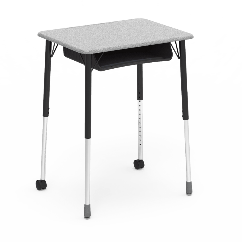 Virco ZUMA Series Student Desk with Book Box Adj Height 26"W x 20"D x 22"-34"H (DESK-ZADJ2026BOXMC2) - SchoolOutlet