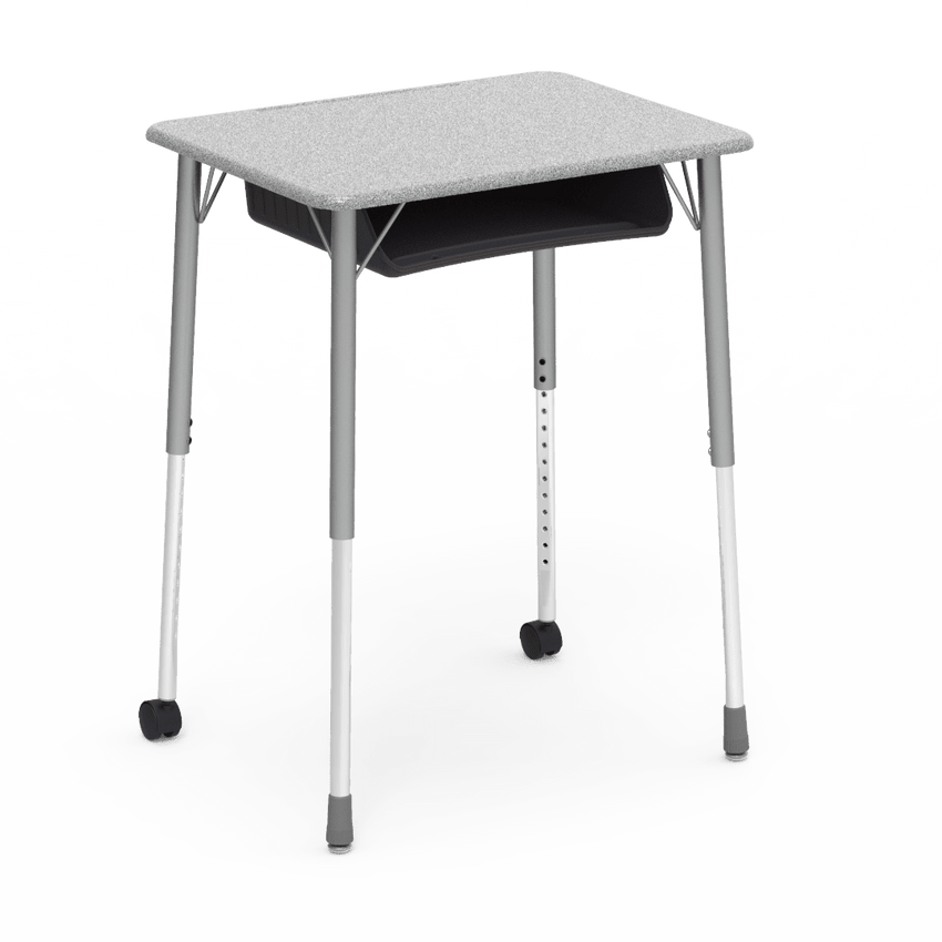 Virco ZUMA Series Student Desk with Book Box Adj Height 26"W x 20"D x 22"-34"H (DESK-ZADJ2026BOXMC2) - SchoolOutlet