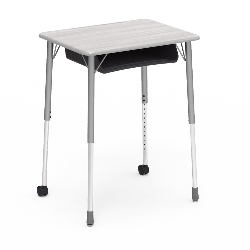 Virco ZUMA Series Student Desk with Book Box Adj Height 26"W x 20"D x 22"-34"H (DESK-ZADJ2026BOXMC2) - SchoolOutlet