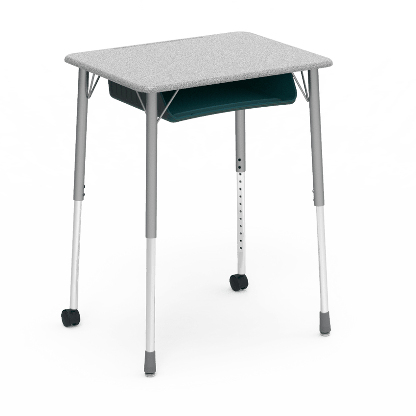Virco ZUMA Series Student Desk with Book Box Adj Height 26"W x 20"D x 22"-34"H (DESK-ZADJ2026BOXMC2) - SchoolOutlet