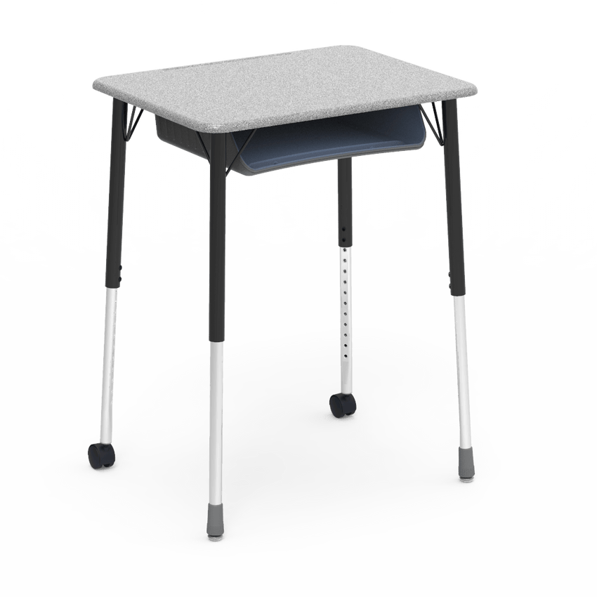 Virco ZUMA Series Student Desk with Book Box Adj Height 26"W x 20"D x 22"-34"H (DESK-ZADJ2026BOXMC2) - SchoolOutlet