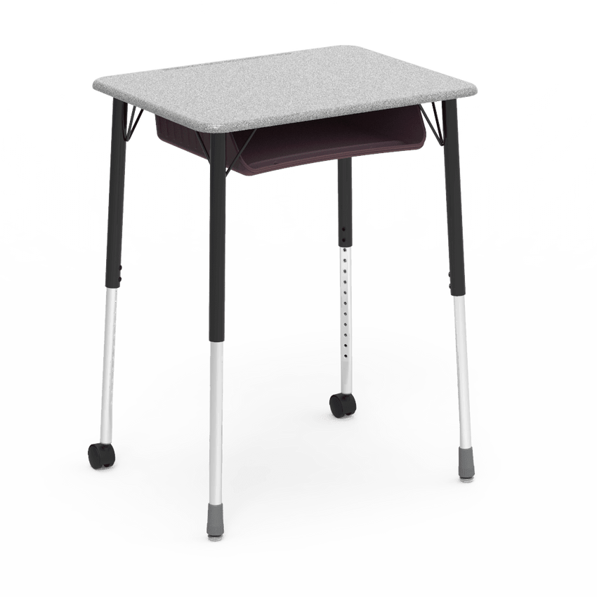Virco ZUMA Series Student Desk with Book Box Adj Height 26"W x 20"D x 22"-34"H (DESK-ZADJ2026BOXMC2) - SchoolOutlet